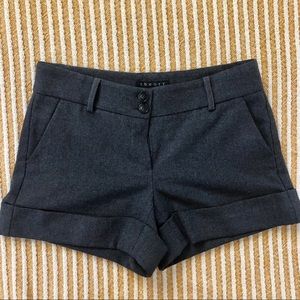 Theory | Grey Wool Shorts